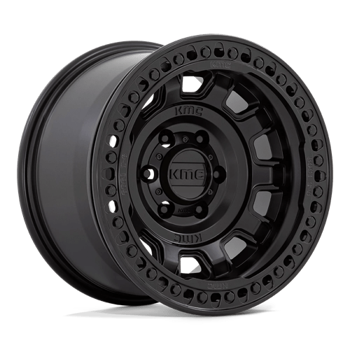 KMC KM236 TANK BEADLOCK Satin Black 17x9 -38 5x127mm 71.5mm