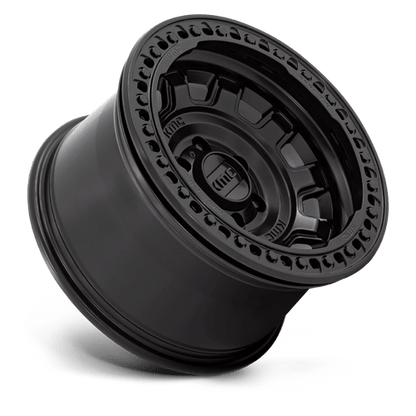 KMC KM236 TANK BEADLOCK Satin Black 17x9 -38 5x127mm 71.5mm
