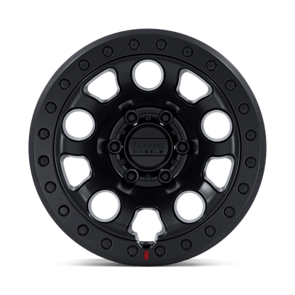 KMC KM241 E25 BEADLOCK Blackout 17x9 +1 6x135mm 87.1mm
