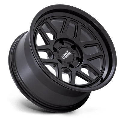 KMC KM446 MESA FORGED MONOBLOCK Satin Black 18x9 -12 6x139.7mm 106.1mm