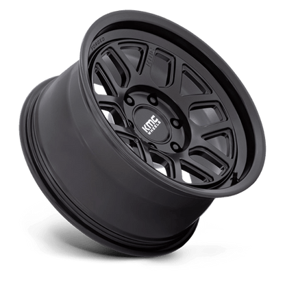 KMC KM446 MESA FORGED MONOBLOCK Satin Black 17x8.5 -10 6x139.7mm 106.1mm