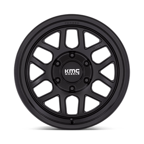 KMC KM446 MESA FORGED MONOBLOCK Satin Black 17x8.5 -10 6x139.7mm 106.1mm