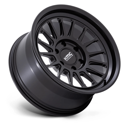 KMC KM447 IMPACT FORGED MONOBLOCK Satin Black 17x8.5 -10 6x139.7mm 106.1mm
