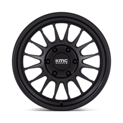 KMC KM447 IMPACT FORGED MONOBLOCK Satin Black 18x9 +18 6x139.7mm 106.1mm
