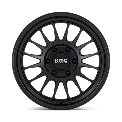 KMC KM447 IMPACT FORGED MONOBLOCK Satin Black 18x9 +18 6x135mm 87.1mm