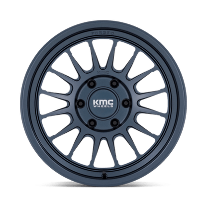 KMC KM447 IMPACT FORGED MONOBLOCK Metallic Blue 17x8.5 0 6x135mm 87.1mm