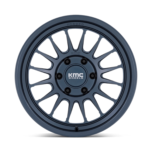 KMC KM447 IMPACT FORGED MONOBLOCK Metallic Blue 17x8.5 -10 6x139.7mm 106.1mm