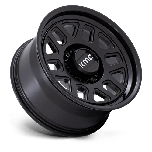 KMC KM451 MESA FORGED MONOBLOCK Satin Black 18x9 -12 8x180mm 124.2mm