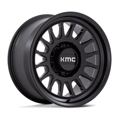 KMC KM452 IMPACT FORGED MONOBLOCK Satin Black 18x9 +18 8x170mm 125.1mm