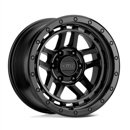 KMC KM540 RECON Satin Black 17x8.5 +18 6x120mm 66.9mm