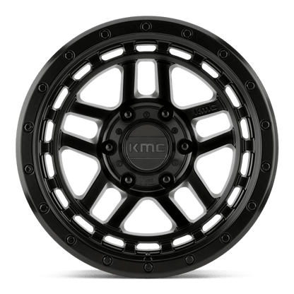KMC KM540 RECON Satin Black 17x8.5 +18 6x120mm 66.9mm