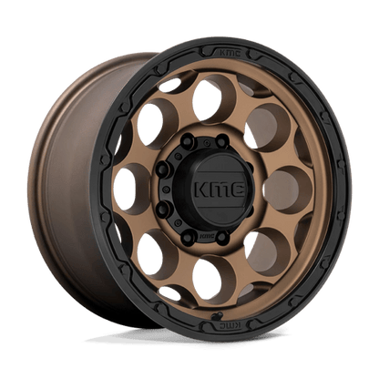 KMC KM541 DIRTY HARRY Matte Bronze W/ Black Lip 17x8.5 0 8x165.1mm 125.1mm