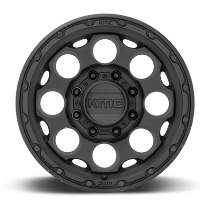 KMC KM541 DIRTY HARRY Textured Black 17x8.5 0 8x180mm 124.2mm