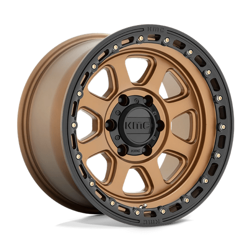 KMC KM548 CHASE Matte Bronze W/ Black Lip 20x9 0 6x135mm 87.1mm