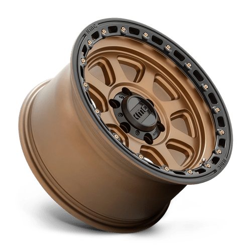 KMC KM548 CHASE Matte Bronze W/ Black Lip 20x9 0 6x139.7mm 106.1mm