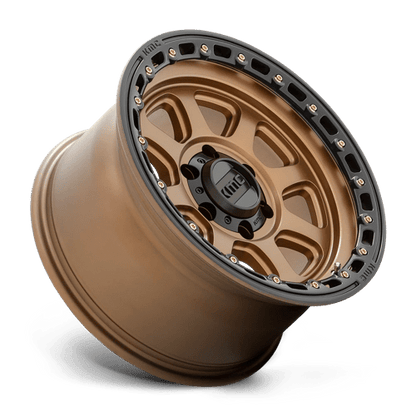 KMC KM548 CHASE Matte Bronze W/ Black Lip 20x9 0 6x139.7mm 106.1mm