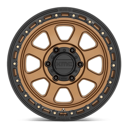 KMC KM548 CHASE Matte Bronze W/ Black Lip 20x9 +18 8x170mm 125.1mm
