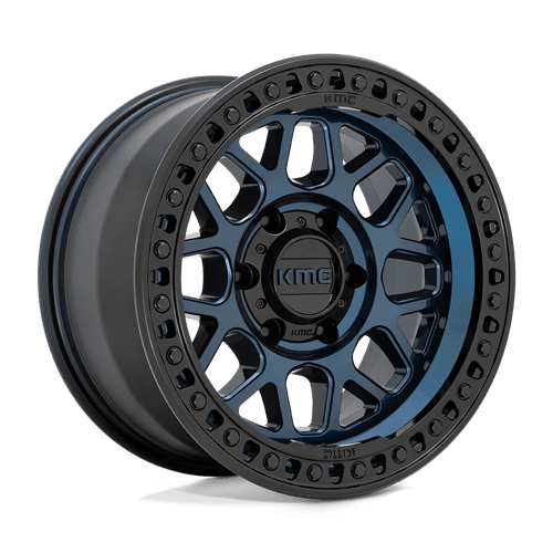 KMC KM549 GRS Midnight Blue W/ G-black Lip 20x9 0 5x127mm 71.5mm