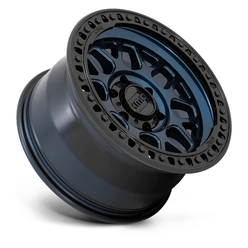KMC KM549 GRS Midnight Blue W/ G-black Lip 17x9 +18 6x120mm 66.9mm