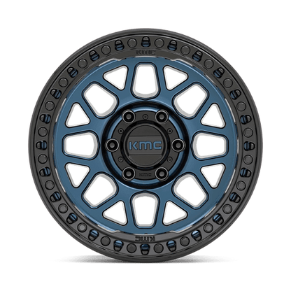 KMC KM549 GRS Midnight Blue W/ G-black Lip 17x9 +18 8x170mm 125.1mm