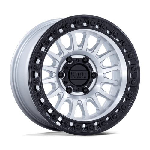 KMC KM552 IMS Machined W/ Matte Black Lip 17x8.5 +25 6x135mm 87.1mm