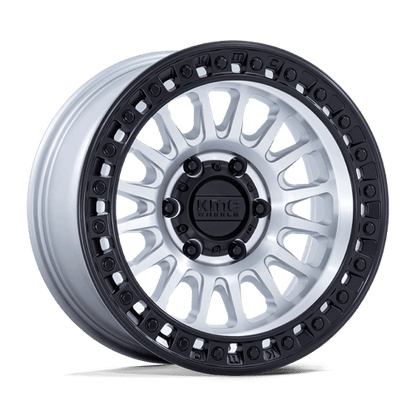 KMC KM552 IMS Machined W/ Matte Black Lip 17x8.5 +25 6x135mm 87.1mm