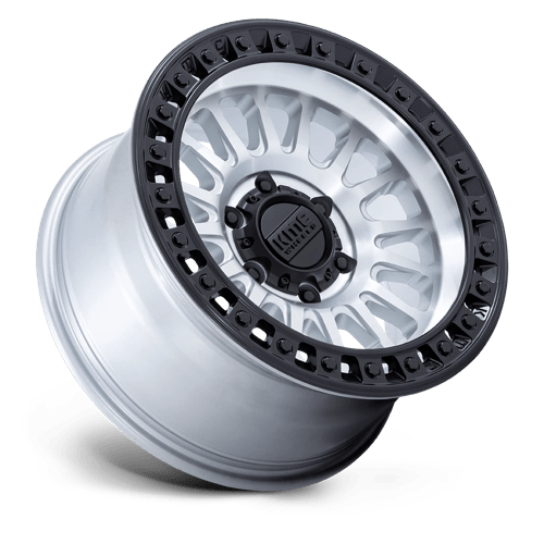 KMC KM552 IMS Machined W/ Matte Black Lip 18x9 +18 6x114.3mm 66.1mm