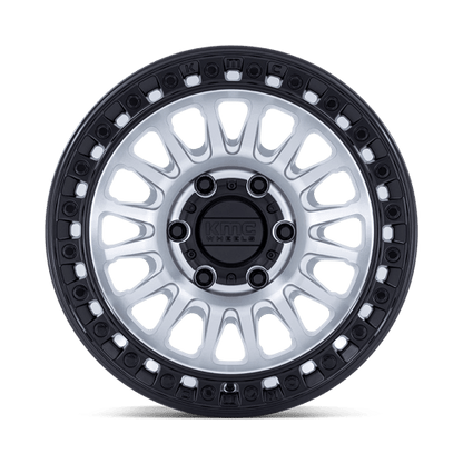 KMC KM552 IMS Machined W/ Matte Black Lip 18x9 +30 5x127mm 71.5mm
