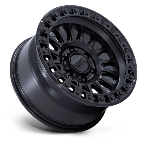 KMC KM552 IMS Matte Black W/ Gloss Black Lip 18x9 +30 6x135mm 87.1mm