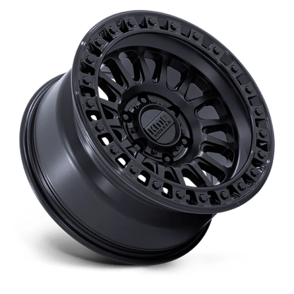 KMC KM552 IMS Matte Black W/ Gloss Black Lip 18x9 +30 6x135mm 87.1mm