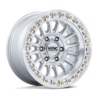 KMC KM552 IMS Gloss Silver W/ Machined Face 18x9 +18 8x170mm 125.1mm