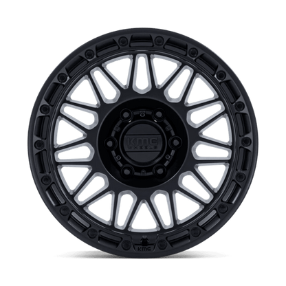 KMC KM555 ATTACK Matte Black 17x8.5 -10 5x127mm 71.5mm