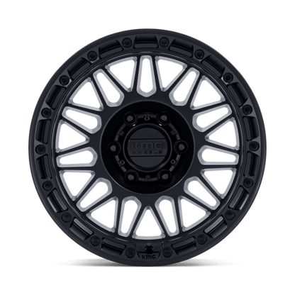 KMC KM555 ATTACK Matte Black 17x8.5 +25 6x139.7mm 106.1mm
