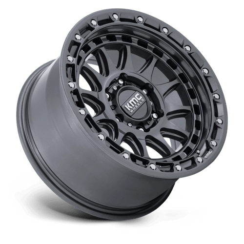 KMC KM556 CRUX Gloss Gunmetal 17x8.5 +25 5x127mm 71.5mm