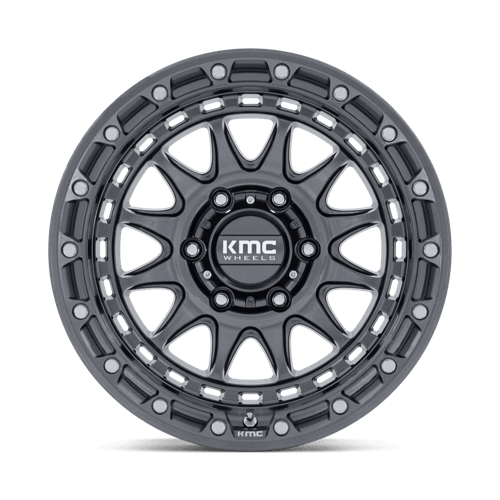 KMC KM556 CRUX Gloss Gunmetal 17x8.5 0 6x114.3mm 66.1mm