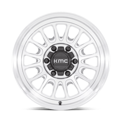 KMC KM724 IMPACT OL Silver Machined 17x8.5 0 5x127mm 71.5mm