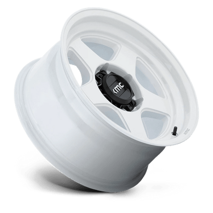 KMC KM728 LOBO Gloss White 17x8.5 -10 6x135mm 87.1mm