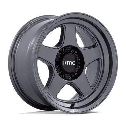 KMC KM728 LOBO Matte Anthracite 17x8.5 -10 6x135mm 87.1mm