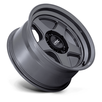 KMC KM728 LOBO Matte Anthracite 17x8.5 -10 6x135mm 87.1mm