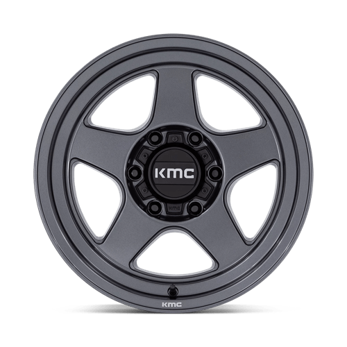 KMC KM728 LOBO Matte Anthracite 17x8.5 -10 6x135mm 87.1mm
