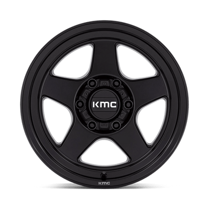 KMC KM728 LOBO Matte Black 17x8.5 -10 6x135mm 87.1mm