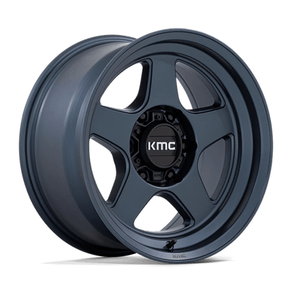 KMC KM728 LOBO Metallic Blue 17x8.5 -10 6x135mm 87.1mm