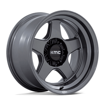 KMC KM728 LOBO Matte Anthracite 17x9 -38 5x127mm 71.5mm