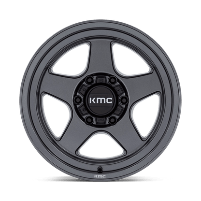 KMC KM728 LOBO Matte Anthracite 17x8.5 +18 6x139.7mm 106.1mm