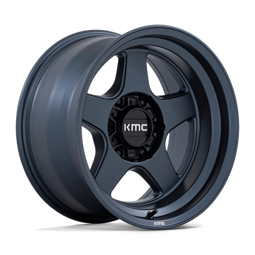 KMC KM728 LOBO Metallic Blue 17x8.5 +18 5x127mm 71.5mm