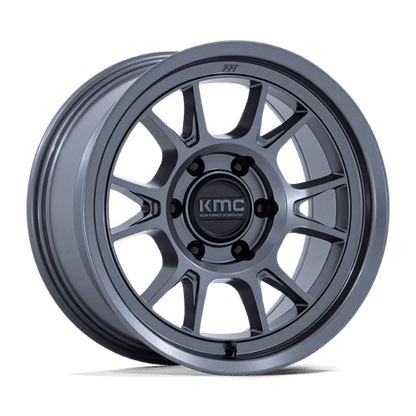 KMC KM729 RANGE Matte Anthracite 17x8.5 -10 6x120mm 66.9mm