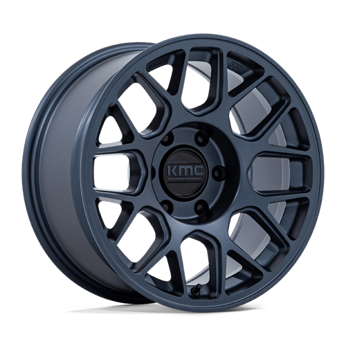 KMC KM730 HATCHET Metallic Blue 17x8.5 -10 6x120mm 66.9mm