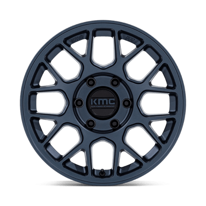 KMC KM730 HATCHET Metallic Blue 17x8.5 -10 6x120mm 66.9mm