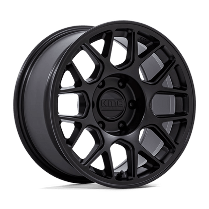 KMC KM730 HATCHET Matte Black 17x8.5 +25 6x120mm 66.9mm