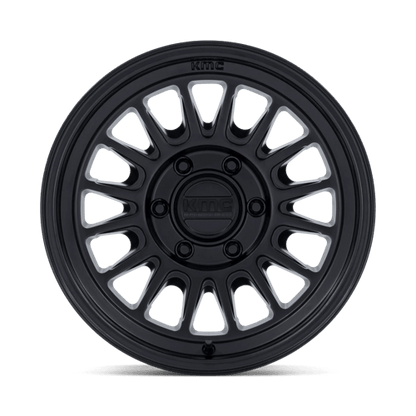 KMC KM733 IMPACT FFT Matte Black 17x8.5 +25 6x114.3mm 66.1mm